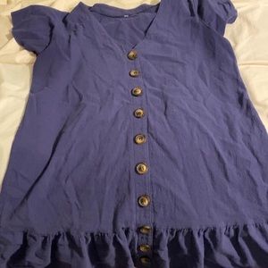 Button up dress